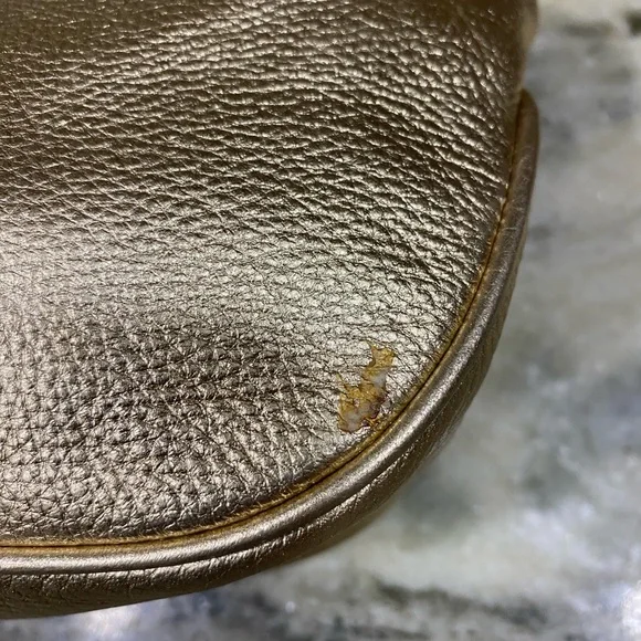 Michael Kors Metallic Gold Shoulder Bag - Picture 3 of 9